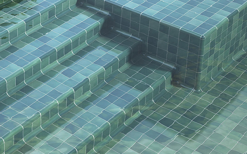 Piscine carrelée