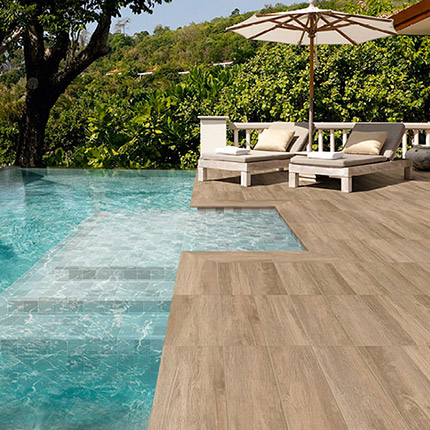 Piscine vitrée