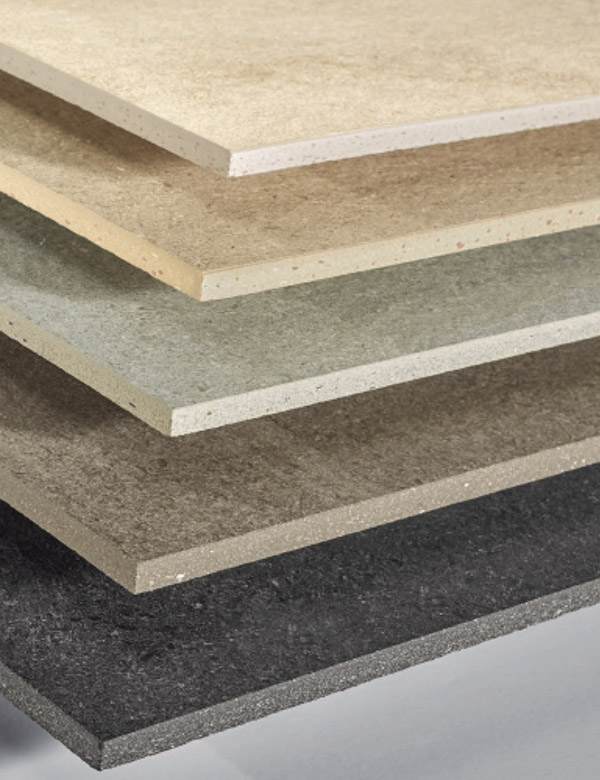 Samples des différents carreaux de la gamme technique